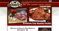 Desktop Screenshot of besseysmeatmarket.com